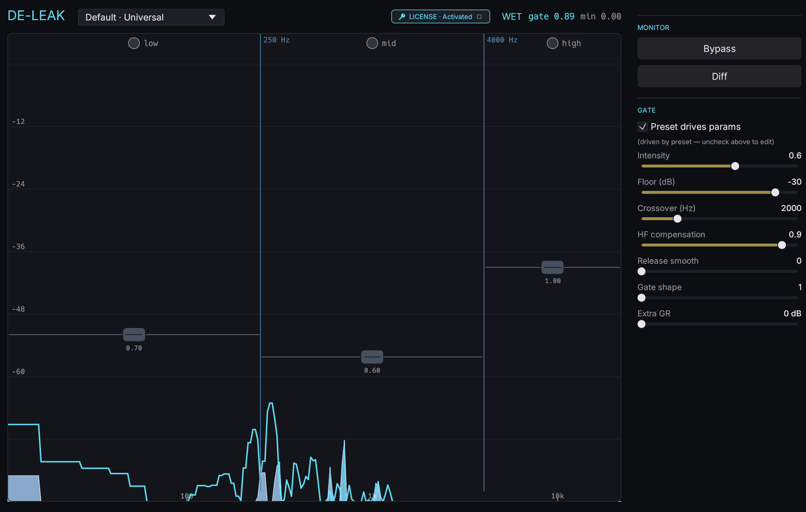 The de-leak plug-in interface.
